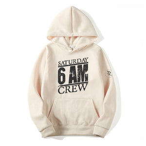 6 am crew adult unisex hockey hoodie humorous