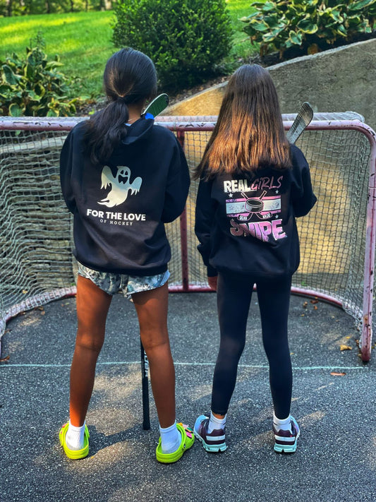 For the Love of Hockey Boo Youth Hoodie