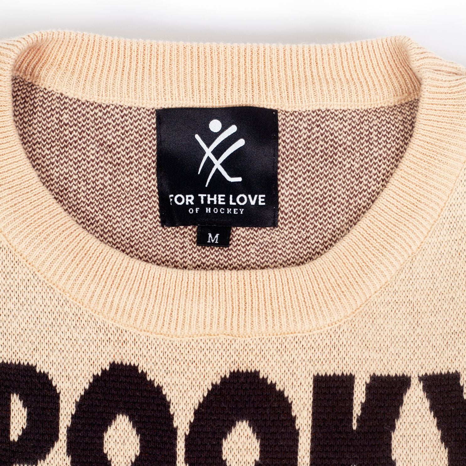 Spooky Hockey Jacquard-Knit Pullover Sweater