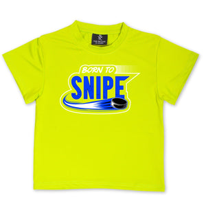 Born to Snipe - The Youth Premium Performance Tee - Blue