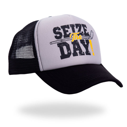 Seize The Day Trucker Snapback - Black