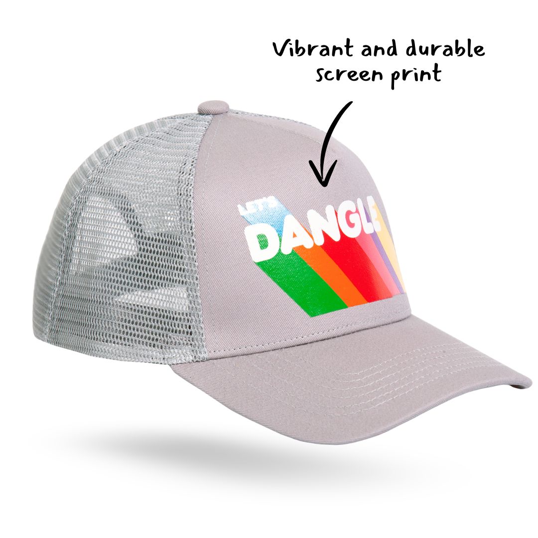 Let's Dangle Gray Cap - Low Profile