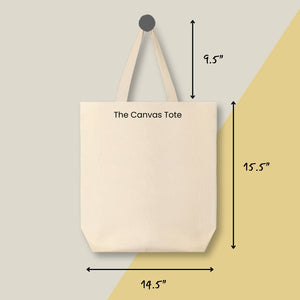 Fun Fact Canvas Tote Bag