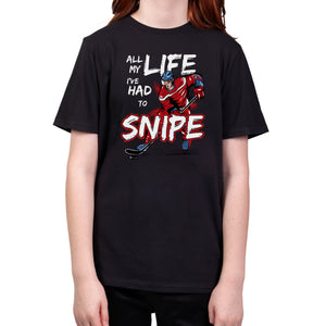 All My Life Youth Hockey Tee black