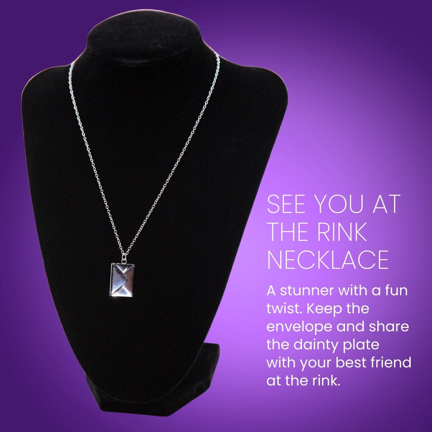 See You At The Rink Hockey Necklace