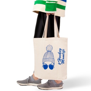 Hockey Mom Life Canvas Tote Bag