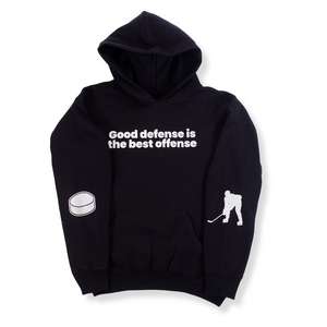 Defense Hockey Player Hoodie1