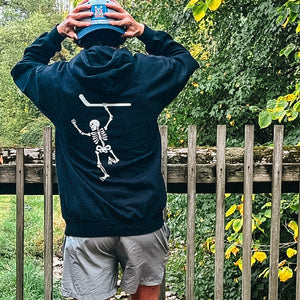 Dancing Skeleton Youth Hoodie - Hockey Halloween