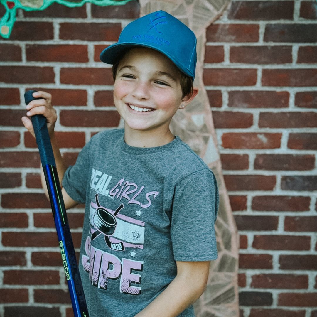 For the Love of Hockey Cap - Dodger Blue