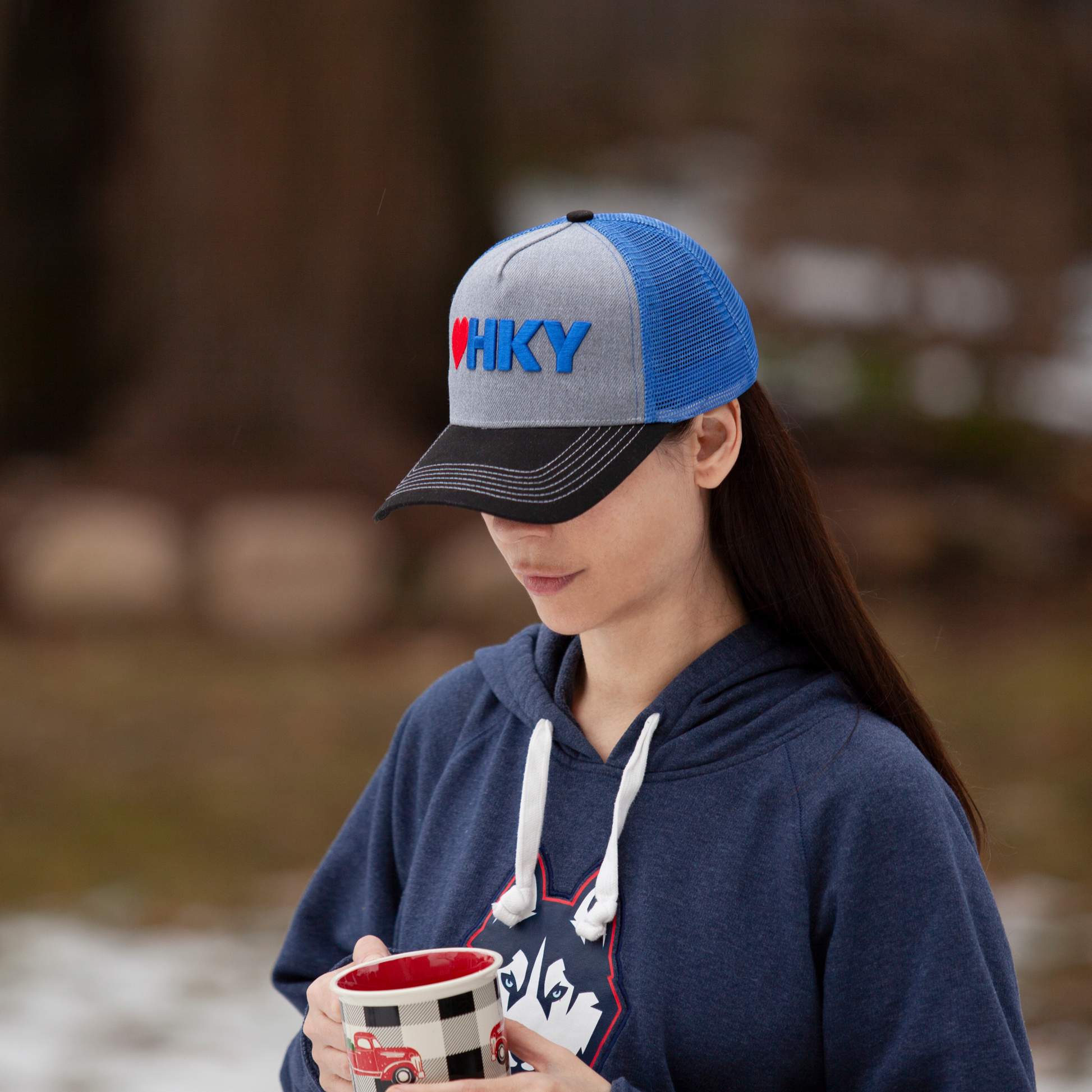 Love hockey hat - product shot