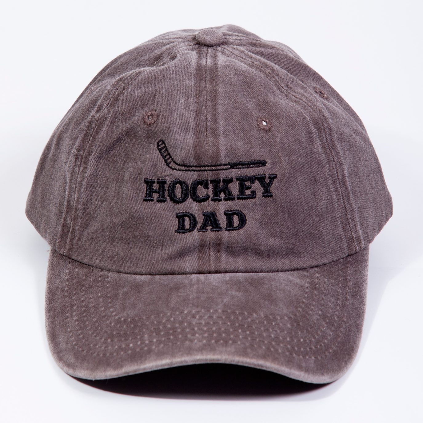 Hockey Dad Hat product shot in studio - ice hockey lifestyle hat