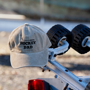 Hockey Dad Hat - Unstructured - Faded Tuscan in ambient light 