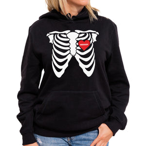 Hockey Halloween hooded sweatshirt