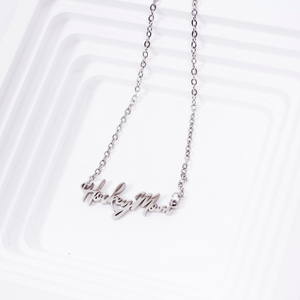 Hockey Mom Stainless Steel Necklace