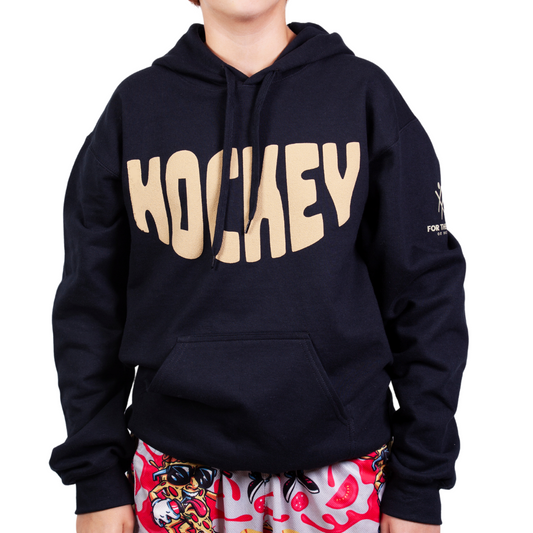 Hockey textured adult unisex hoodie 