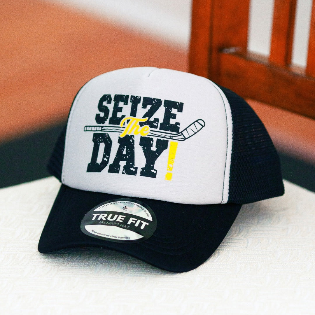 Seize The Day Trucker Snapback - Black