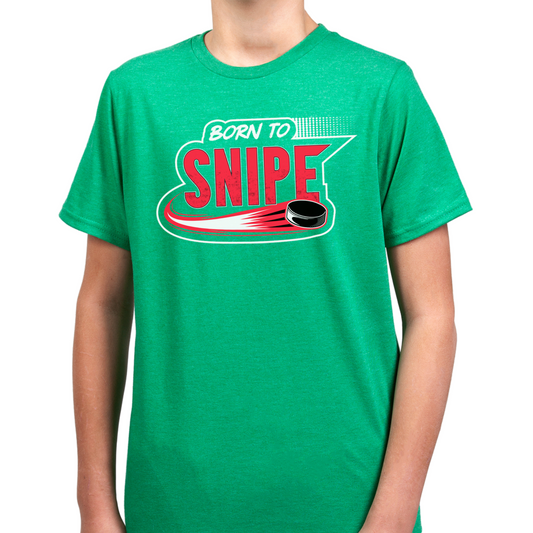 Born to Snipe - Lightweight Youth Tee - Red