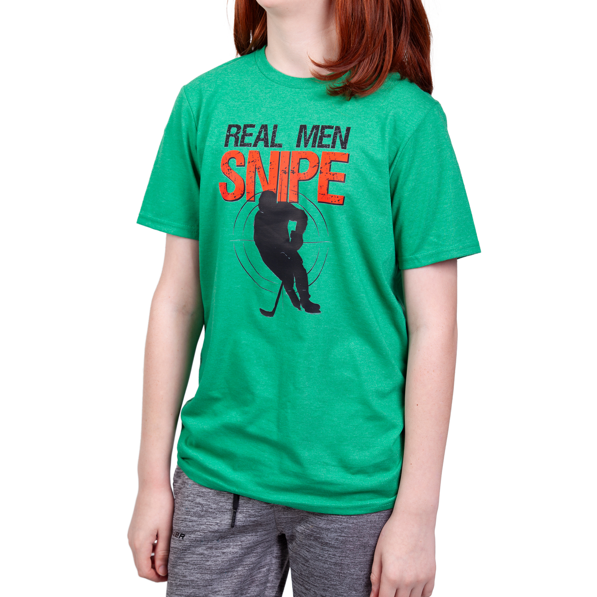 Real Men Snipe - Lightweight Youth Tee