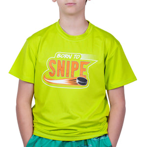 Born to Snipe - The Youth Premium Performance Tee - Orange