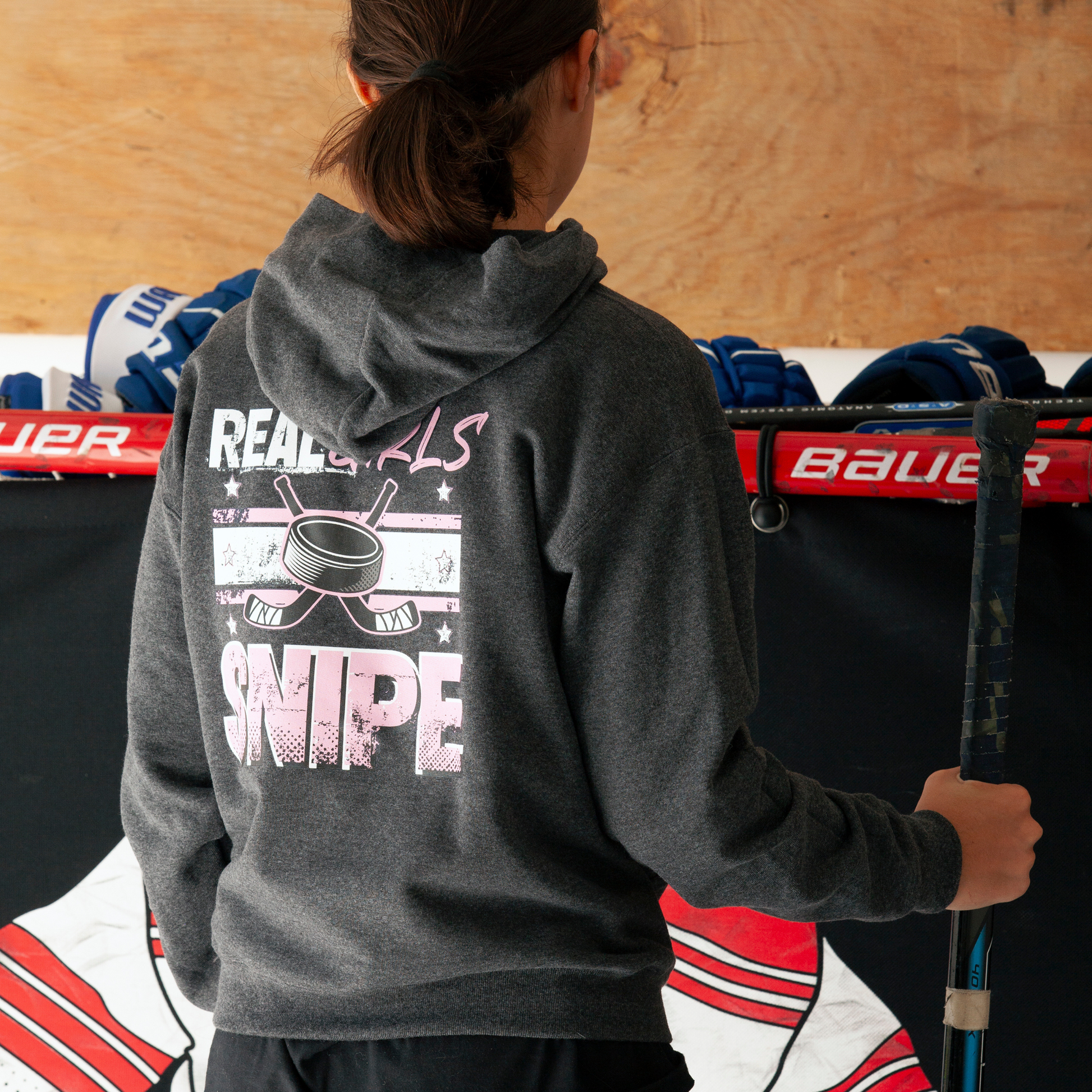 Real Girls Snipe Hockey Hoodie