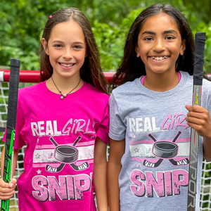 Real Girls Snipe Hockey Tee for Girls