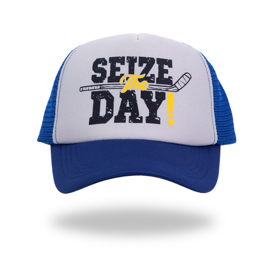 Seize The Day Trucker Snapback - Duo-Tone Blue