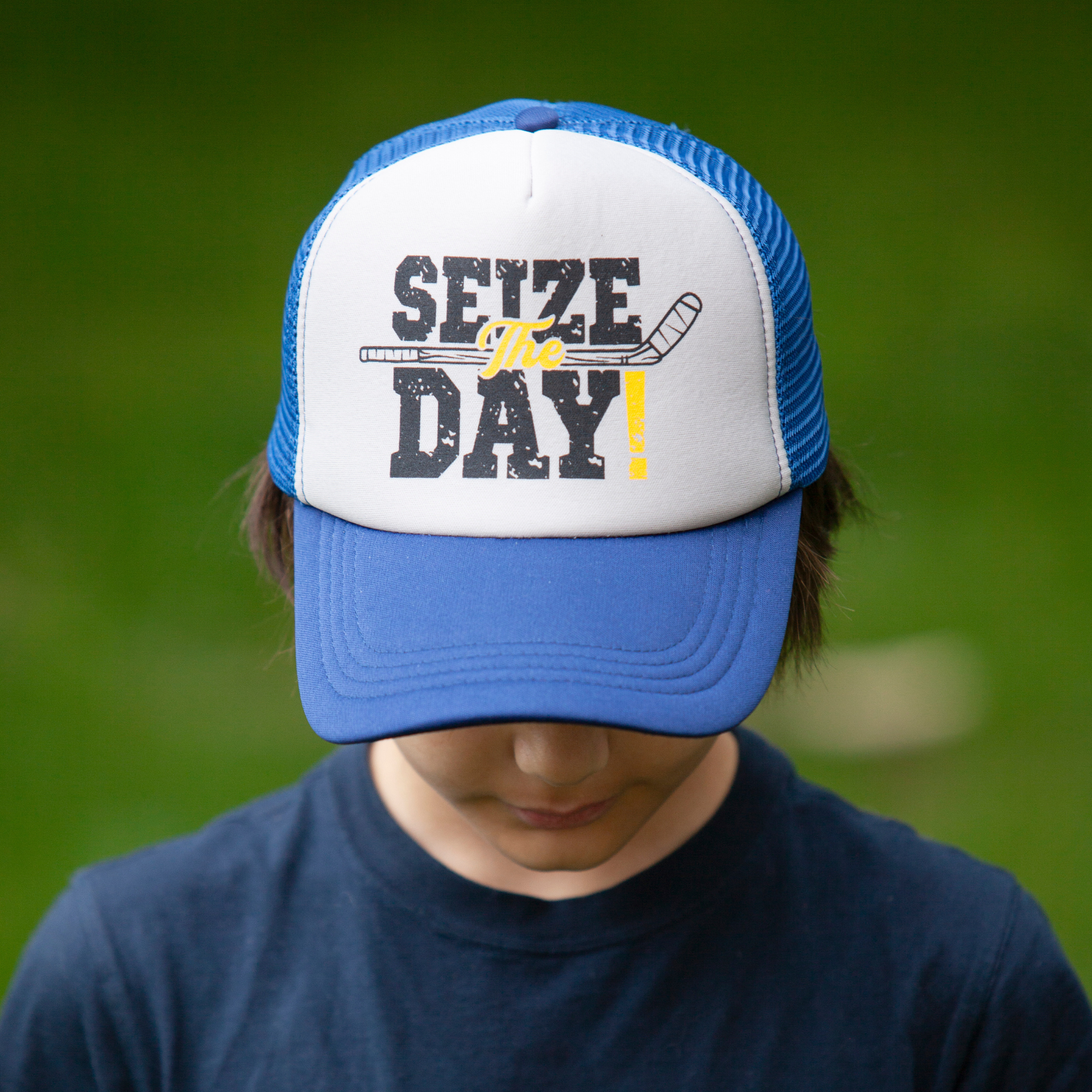 Seize The Day Trucker Snapback - Duo-Tone Blue