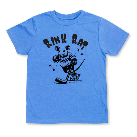 Rink Rat Large Print - Lightweight Youth Tee