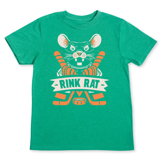 Rink Rat Two-Color Print - Lightweight Youth Tee