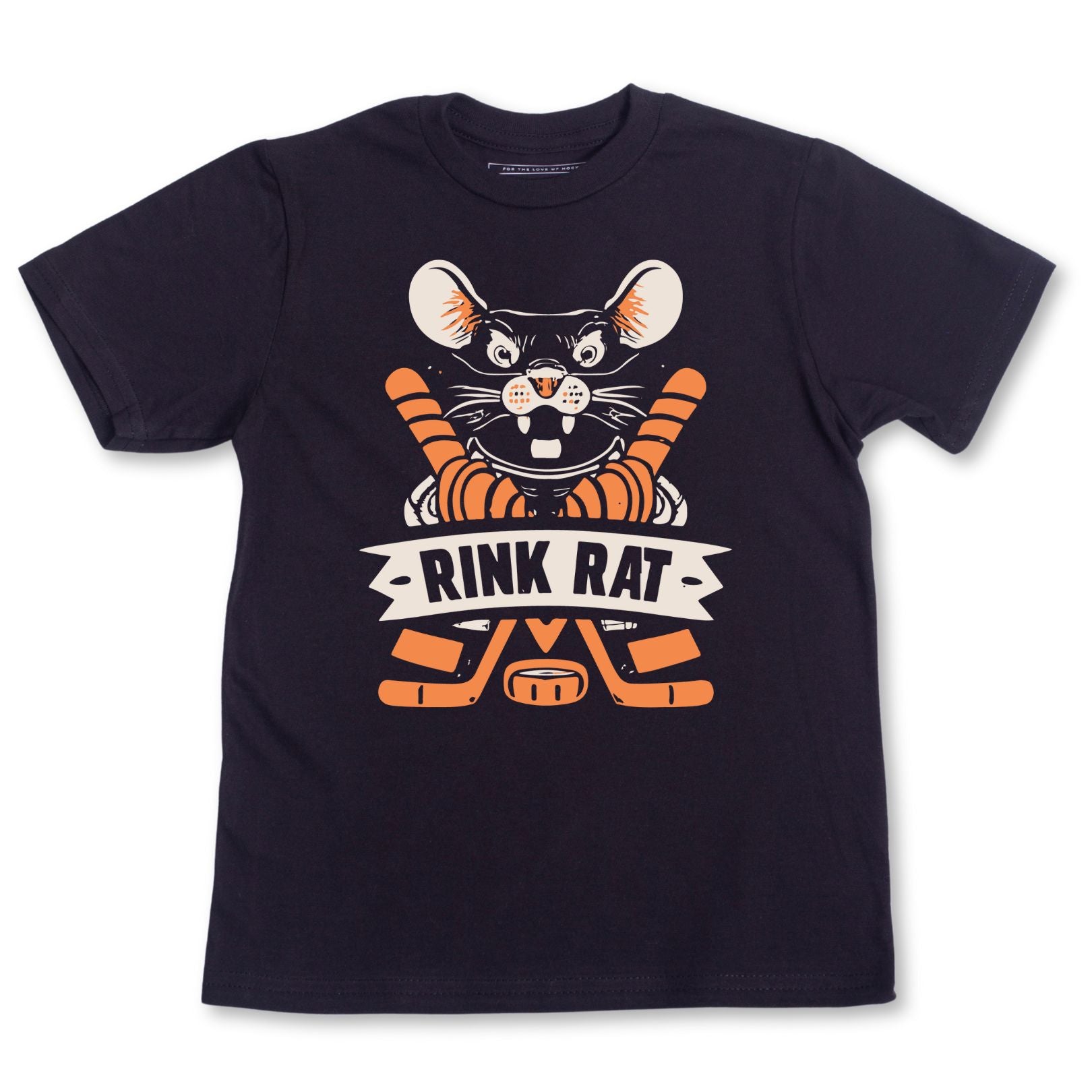 Rink Rat Two-Color Print - Lightweight Youth Tee