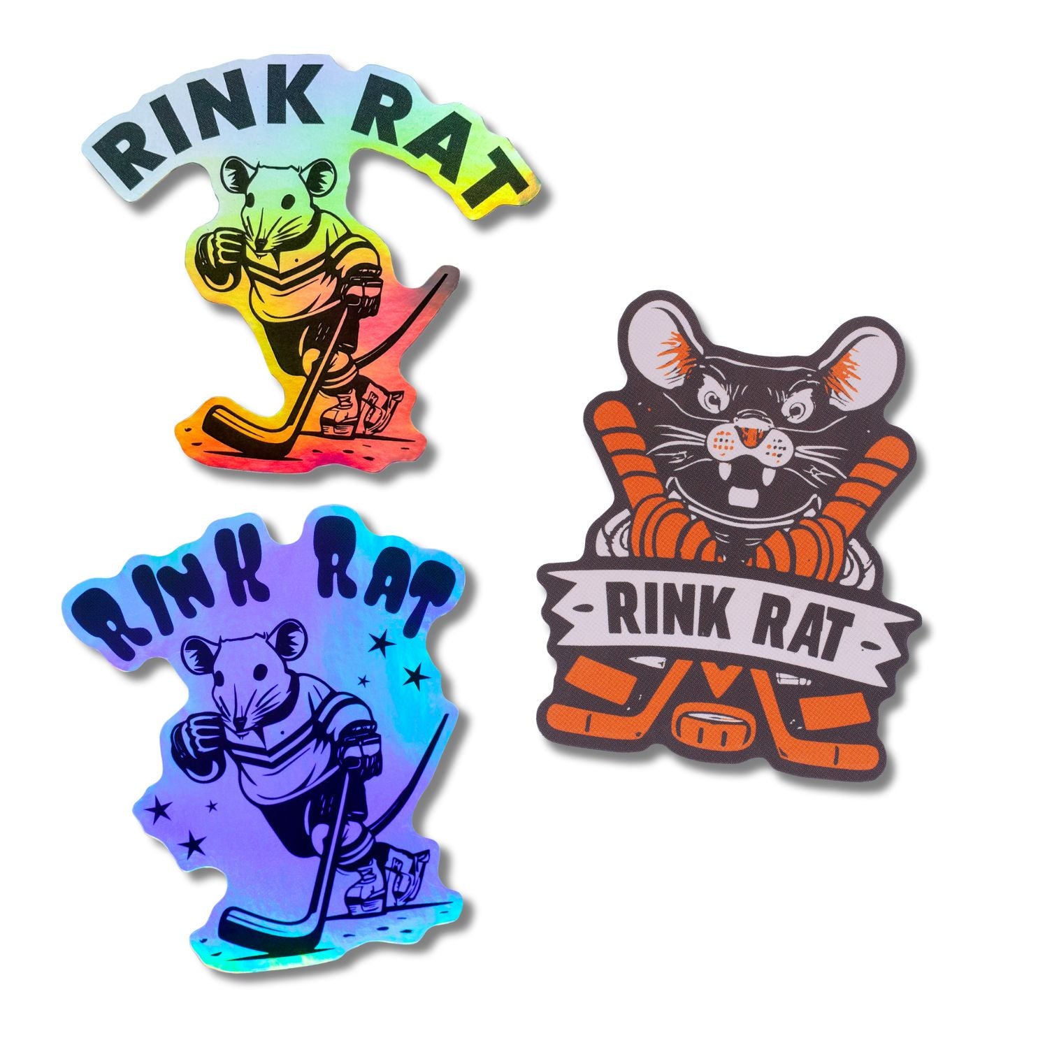 Rink Rat Sticker Pack - Free Shipping