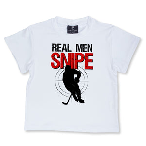 Real Men Snipe - The Youth Premium Performance Tee