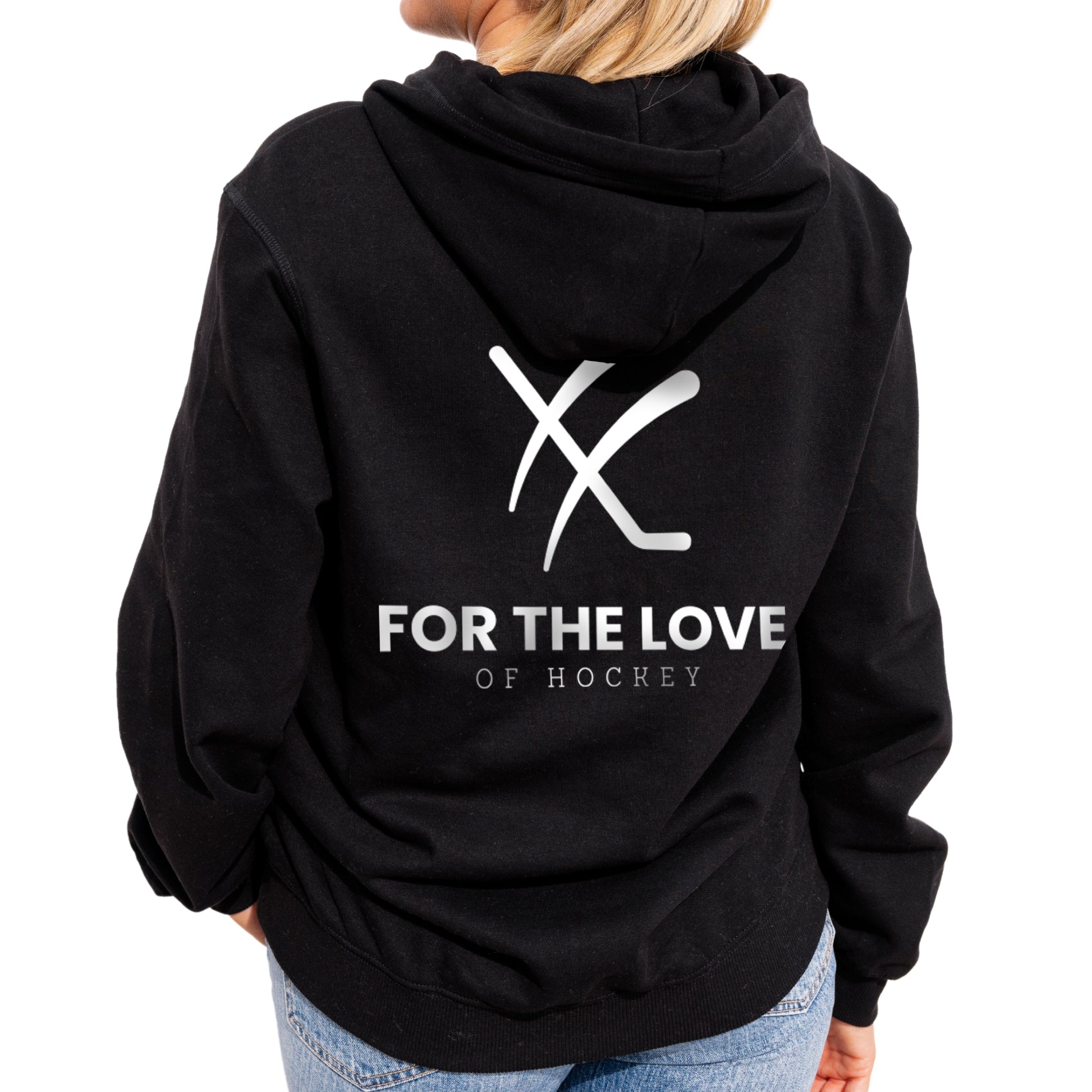 Heart Hockey Adult Unisex Hoodie