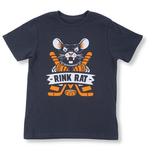 Rink Rat Two-Color Print - Lightweight Youth Tee