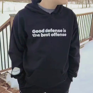 For the Love of Hockey Defense Adult Unisex Hoodie